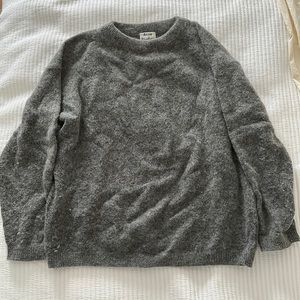 Acne studios grey mohair sweater- size Small